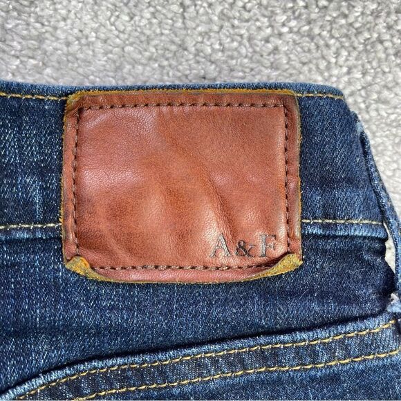 Abercrombie & Fitch Jeans Men's 29X28.5* Blue Skinny Dark Wash Denim Langdon - Picture 4 of 12